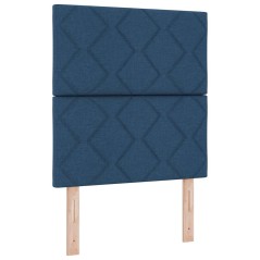 Testata LED vidaXL Design a Blocchi di Diamante Blu 80 cm Tessuto