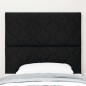 Testiera LED vidaXL Design a Blocchi di Diamante Nera 90 cm Tessuto