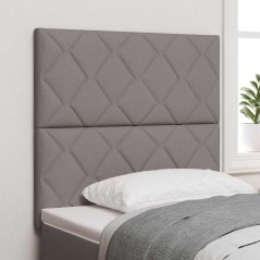 Testiera LED vidaXL Design a Blocchi di Diamante Tortora 100 cm Tessuto