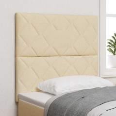 Testata LED vidaXL Design a Diamante Crema 100 cm Tessuto