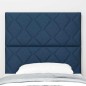 Testata LED vidaXL Design Blocchi di Diamante Blu 100 cm Tessuto
