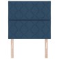 Testata LED vidaXL Design Blocchi di Diamante Blu 100 cm Tessuto