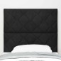 vidaXL Testata LED Design Diamante Nera 100 cm in Velluto