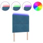 vidaXL Testata LED design blocchi diamante blu scuro 100 cm vidaXL Testata LED design blocchi diamante blu scuro 100 cm