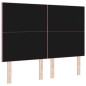 vidaXL Testata LED con design a blocchi Diamond, rosa, 144 cm, velluto