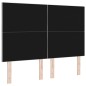 vidaXL Testata letto LED grigia con design a blocchi di diamante, 160 cm in velluto