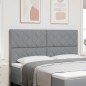 Testata LED vidaXL Design a Rombi Grigio Chiaro 180 cm Tessuto Testata LED vidaXL Design a Rombi Grigio Chiaro 180 cm Tessuto