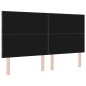 vidaXL Testata LED Design Blocchi Diamante Grigia Scura 180 cm Tessuto vidaXL Testata LED Design Blocchi Diamante Grigia Scura 180 cm Tessuto