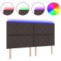 Testata LED vidaXL Design a Blocchi di Diamante Marrone Scuro 180 cm Tessuto Testata LED vidaXL Design a Blocchi di Diamante Marrone Scuro 180 cm Tessuto