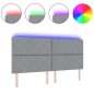 Testata LED vidaXL Design Blocchi di Diamante Grigio Chiaro 200 cm Tessuto Testata LED vidaXL Design Blocchi di Diamante Grigio Chiaro 200 cm Tessuto