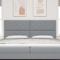 Testata LED vidaXL Design Blocchi di Diamante Grigio Chiaro 200 cm Tessuto Testata LED vidaXL Design Blocchi di Diamante Grigio Chiaro 200 cm Tessuto