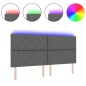 Testiera LED vidaXL Design a Rombi Grigia Scura 200 cm Tessuto Testiera LED vidaXL Design a Rombi Grigia Scura 200 cm Tessuto