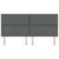 Testiera LED vidaXL Design a Rombi Grigia Scura 200 cm Tessuto Testiera LED vidaXL Design a Rombi Grigia Scura 200 cm Tessuto