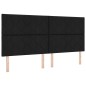 Testiera LED vidaXL Design a Blocchi di Diamante Nera 200 cm Tessuto Testiera LED vidaXL Design a Blocchi di Diamante Nera 200 cm Tessuto