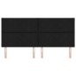 Testiera LED vidaXL Design a Blocchi di Diamante Nera 200 cm Tessuto Testiera LED vidaXL Design a Blocchi di Diamante Nera 200 cm Tessuto