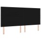 Testiera LED vidaXL Design a Blocchi di Diamante Nera 200 cm Tessuto Testiera LED vidaXL Design a Blocchi di Diamante Nera 200 cm Tessuto