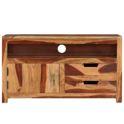 Mobile Porta TV 90x34,5x50 cm in Legno Massello di Acacia