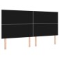 vidaXL Testata LED Design Blocchi a Diamante Grigio Chiaro 200 cm in Velluto vidaXL Testata LED Design Blocchi a Diamante Grigio Chiaro 200 cm in Velluto