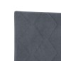 vidaXL Testiera LED design blocchi diamante grigio scuro 200 cm velluto vidaXL Testiera LED design blocchi diamante grigio scuro 200 cm velluto