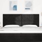 vidaXL Testata LED - Design Blocchi Diamante Neri - 200 cm - Velluto vidaXL Testata LED - Design Blocchi Diamante Neri - 200 cm - Velluto