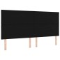 vidaXL Testata LED - Design Blocchi Diamante Neri - 200 cm - Velluto vidaXL Testata LED - Design Blocchi Diamante Neri - 200 cm - Velluto