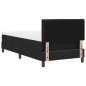 vidaXL Letto Box Spring con Materasso Nero 90x190 cm Tessuto