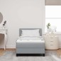 vidaXL Letto con Box Spring con Materasso Grigio Chiaro 90x200 cm Tessuto vidaXL Letto con Box Spring con Materasso Grigio Chiaro 90x200 cm Tessuto