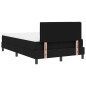 vidaXL Letto Box Spring con Materasso Nero 120x190 cm Tessuto vidaXL Letto Box Spring con Materasso Nero 120x190 cm Tessuto
