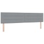 vidaXL Letto Box Spring con Materasso Grigio Chiaro 200x200 cm Tessuto vidaXL Letto Box Spring con Materasso Grigio Chiaro 200x200 cm Tessuto