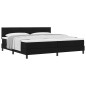 vidaXL Letto Box Spring con Materasso Nero 200x200 cm Tessuto vidaXL Letto Box Spring con Materasso Nero 200x200 cm Tessuto