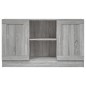 Credenza Grigio Sonoma 120x30,5x70 cm in Legno Multistrato Credenza Grigio Sonoma 120x30,5x70 cm in Legno Multistrato