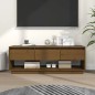 Mobile TV Miele 110,5x34x40 cm in Legno Massello di Pino Mobile TV Miele 110,5x34x40 cm in Legno Massello di Pino
