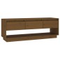 Mobile TV Miele 110,5x34x40 cm in Legno Massello di Pino Mobile TV Miele 110,5x34x40 cm in Legno Massello di Pino