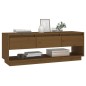 Mobile TV Miele 110,5x34x40 cm in Legno Massello di Pino Mobile TV Miele 110,5x34x40 cm in Legno Massello di Pino