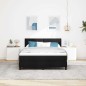 vidaXL Letto con Box Spring e Materasso Nero 140x190 cm Tessuto vidaXL Letto con Box Spring e Materasso Nero 140x190 cm Tessuto
