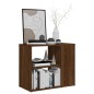 Mobiletto Laterale Rovere Marrone 60x30x50 cm Legno Multistrato Mobiletto Laterale Rovere Marrone 60x30x50 cm Legno Multistrato