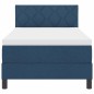 vidaXL Letto a Molletta con Materasso Blu 100x200 cm Tessuto vidaXL Letto a Molletta con Materasso Blu 100x200 cm Tessuto