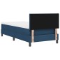 vidaXL Letto a Molletta con Materasso Blu 100x200 cm Tessuto vidaXL Letto a Molletta con Materasso Blu 100x200 cm Tessuto