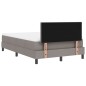 vidaXL Letto Box Spring con Materasso Taupe 120x200 cm Tessuto