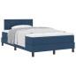 vidaXL Letto Box Spring con Materasso Blu 120x200 cm Tessuto vidaXL Letto Box Spring con Materasso Blu 120x200 cm Tessuto