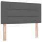 vidaXL Letto a Box Spring con Materasso Grigio Scuro 120x200 cm Tessuto vidaXL Letto a Box Spring con Materasso Grigio Scuro 120x200 cm Tessuto