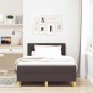 Struttura Letto Box Spring Marrone Scuro Tessuto, legno, schiuma Struttura Letto Box Spring Marrone Scuro Tessuto, legno, schiuma