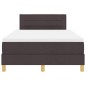 Struttura Letto Box Spring Marrone Scuro Tessuto, legno, schiuma Struttura Letto Box Spring Marrone Scuro Tessuto, legno, schiuma