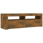 Mobile Porta TV con Luci LED Rovere Fumo 120x35x40 cm Mobile Porta TV con Luci LED Rovere Fumo 120x35x40 cm