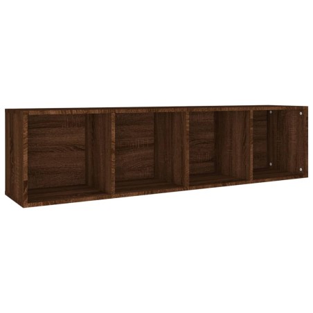 vidaXL Libreria/Mobile TV Rovere Marrone 36x30x143cm Legno Multistrato