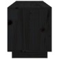 Mobile Porta TV Nero 105x34x40 cm in Legno Massello di Pino Mobile Porta TV Nero 105x34x40 cm in Legno Massello di Pino