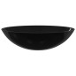 Lavandino in Vetro 50x37x14 cm Nero Lavandino in Vetro 50x37x14 cm Nero