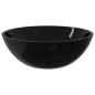 Lavandino in Vetro 50x37x14 cm Nero Lavandino in Vetro 50x37x14 cm Nero