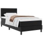 vidaXL Letto a Volete con Materasso – Nero, 90x200 cm, Ecopelle