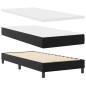 vidaXL Letto a Volete con Materasso – Nero, 90x200 cm, Ecopelle